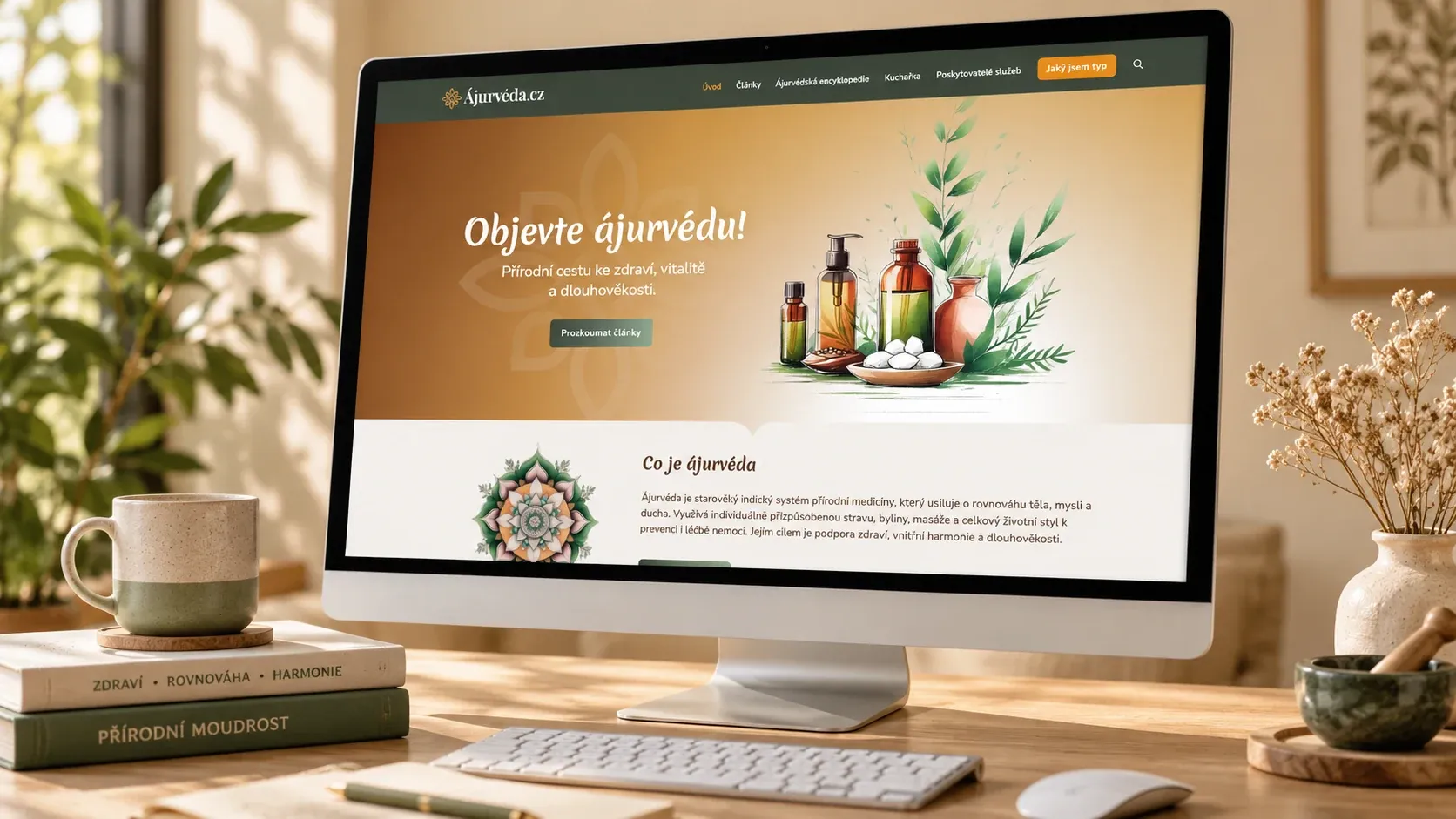 Web Ájurvéda.cz