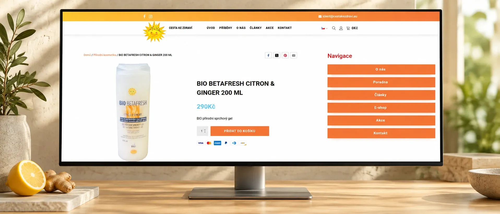 Web Cesta ke zdraví