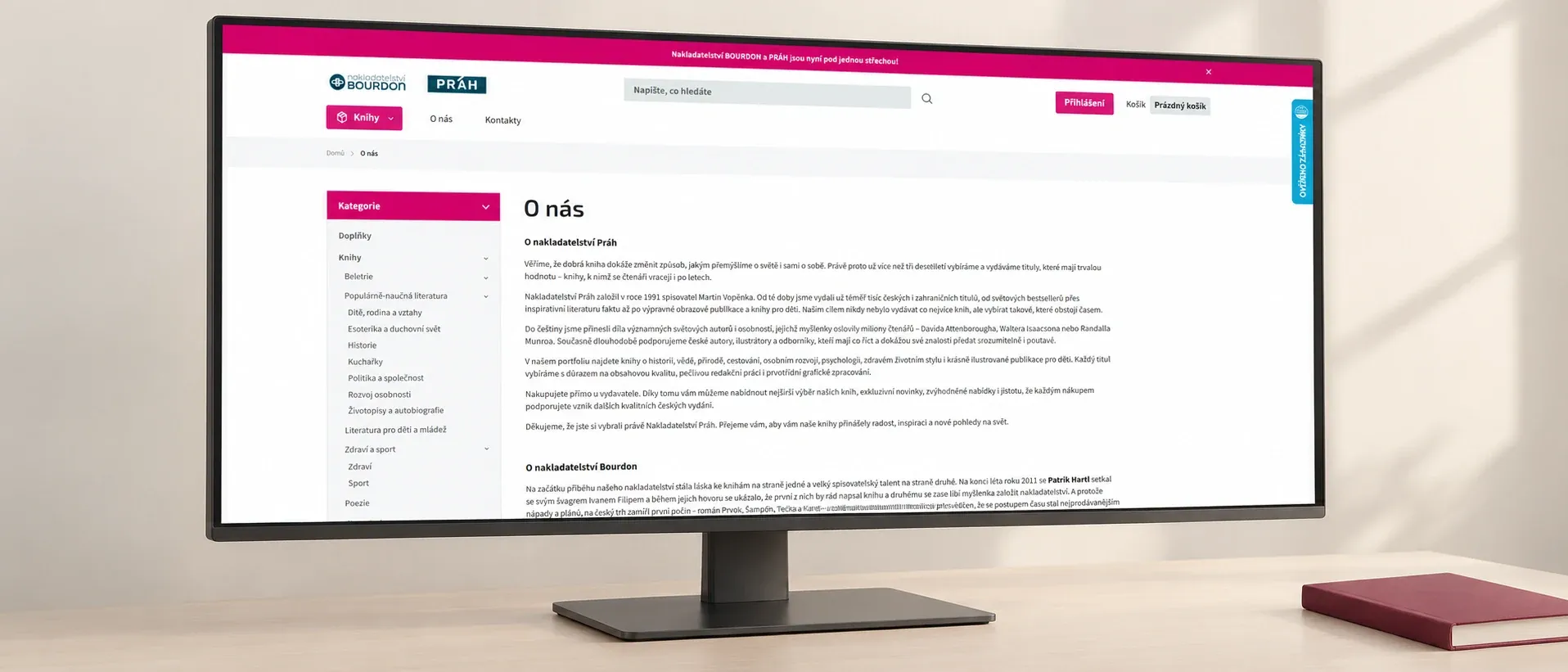 Web Nakladatelství Práh