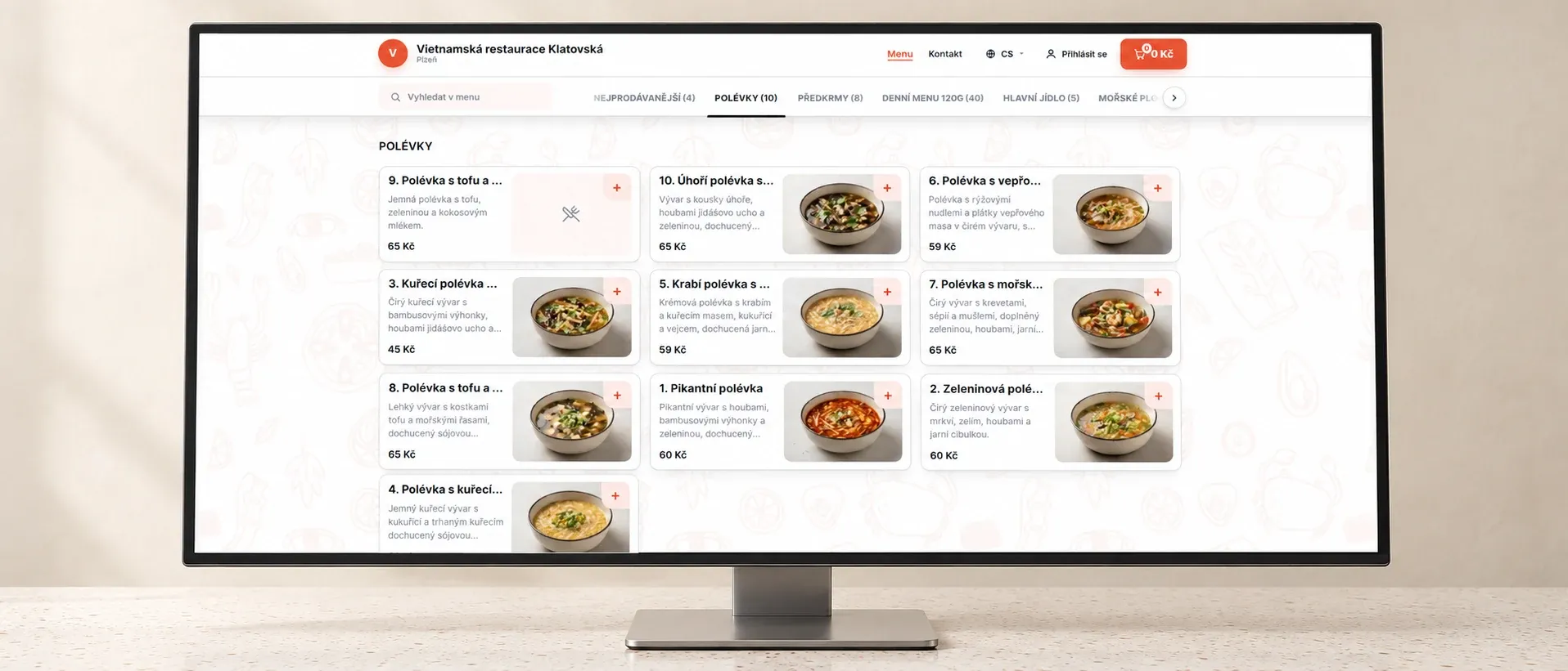Web Vietnamská restaurace Klatovská